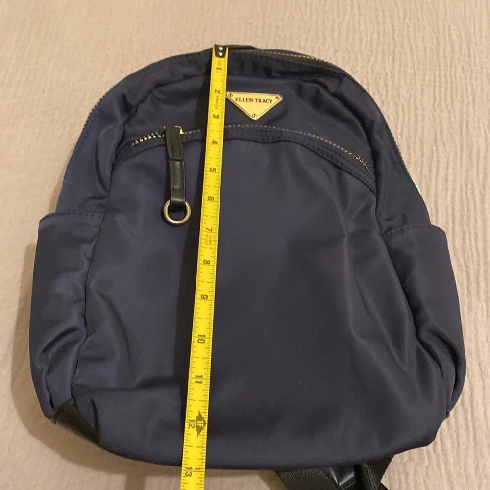 ELLEN TRACY Navy Blue Backpack